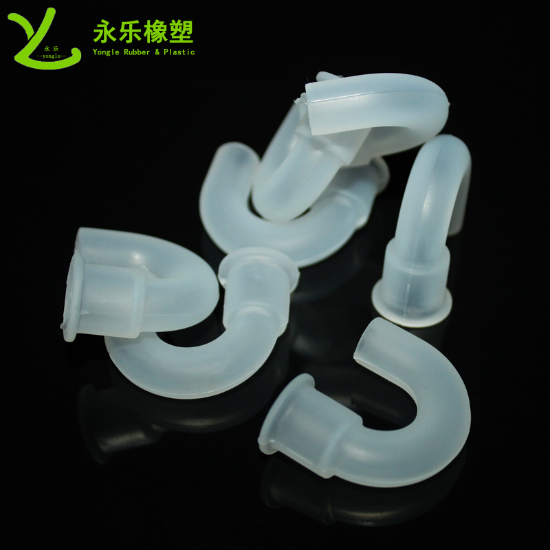 醫(yī)用硅膠彎管，模壓硅膠彎管，血氧儀硅膠彎管