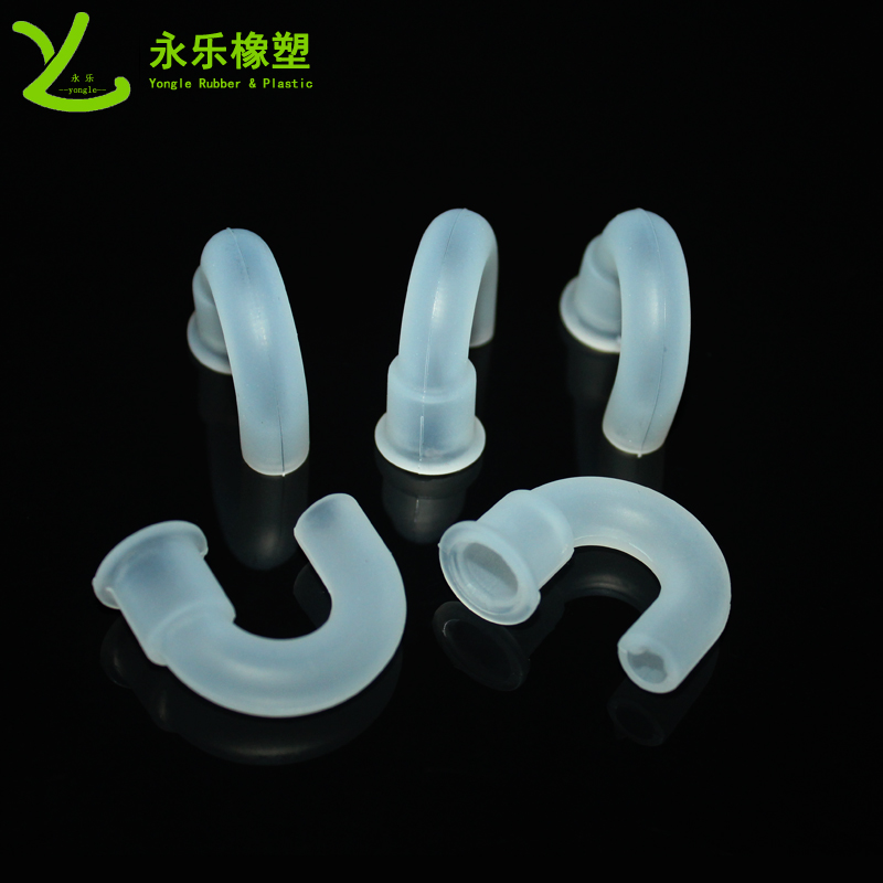 醫(yī)用硅膠彎管，模壓硅膠彎管，血氧儀硅膠彎管