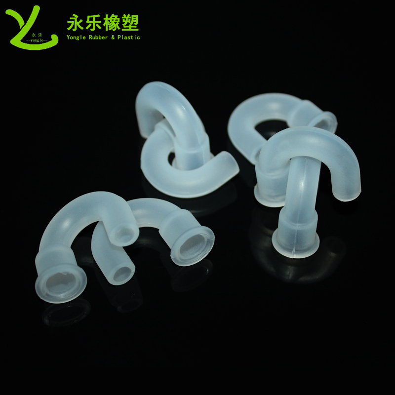 醫(yī)用硅膠彎管，模壓硅膠彎管，血氧儀硅膠彎管