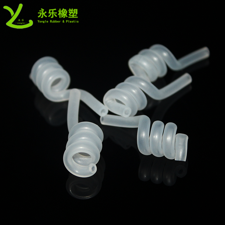 硅膠吸管，螺旋硅膠管，食品級(jí)硅膠管