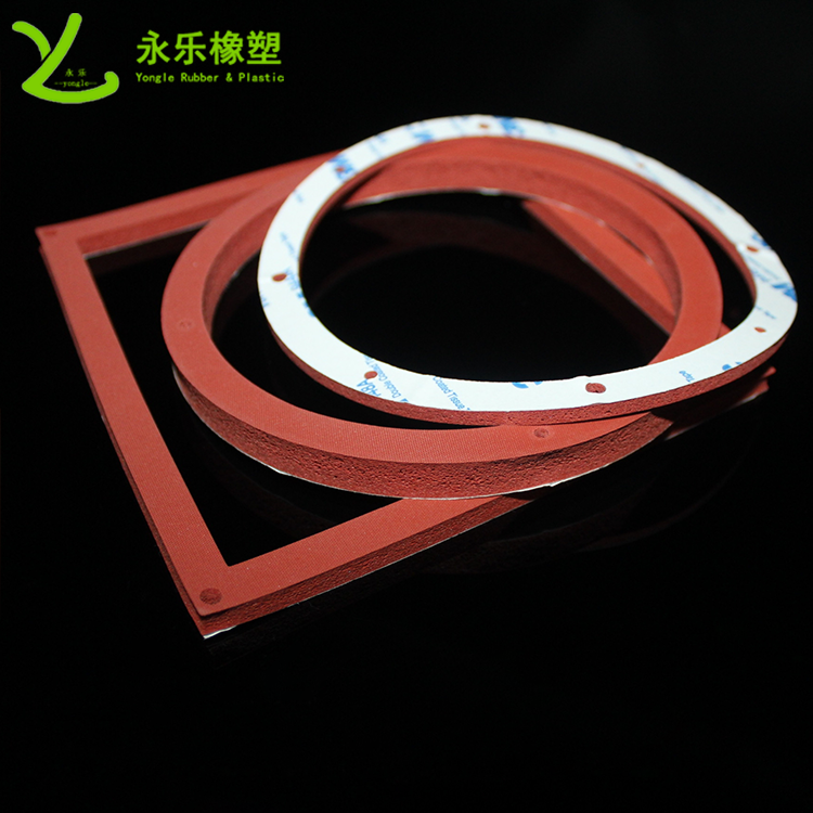 定制模壓發(fā)泡硅膠墊，無氣味模壓發(fā)泡硅膠墊，耐高溫模壓發(fā)泡硅膠墊
