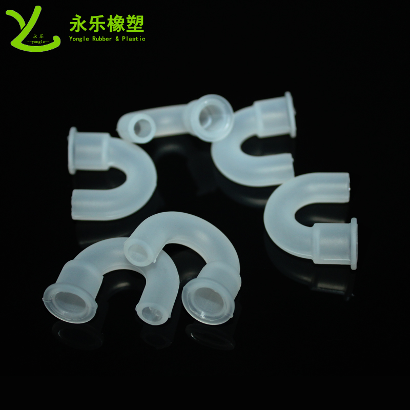 醫(yī)用硅膠彎管，模壓硅膠彎管，血氧儀硅膠彎管