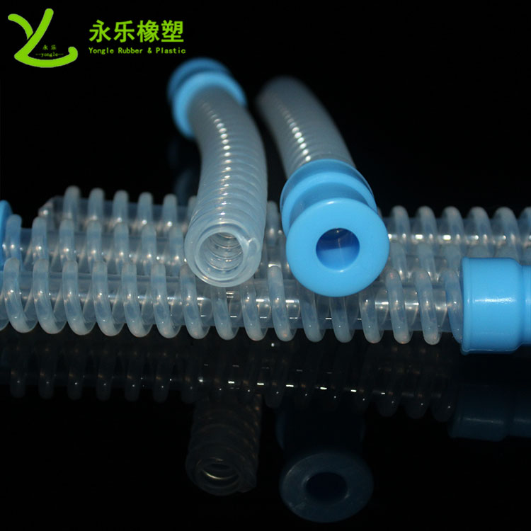 呼吸機(jī)硅膠波紋管，醫(yī)用硅膠波紋管，無氣味硅膠波紋管